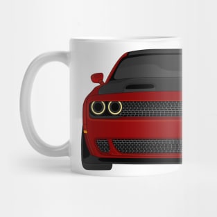 DODGE HELLCAT FRONT DARK-RED Mug